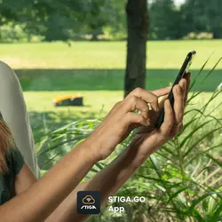 רובוט לכיסוח דשא נטען A500 מונחה GPS סטיגה