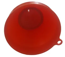 משפך קטן + מסנן מקרוני קוטר 100 ממ Tecomec