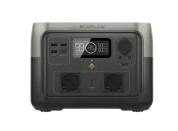 תחנת כח ניידת 2 ECOFLOW RIVER MAX דגם חדש LIFEPO4 קיבולת 0.512Kwh -הספק 0.5-1KW טעינה מהירה
